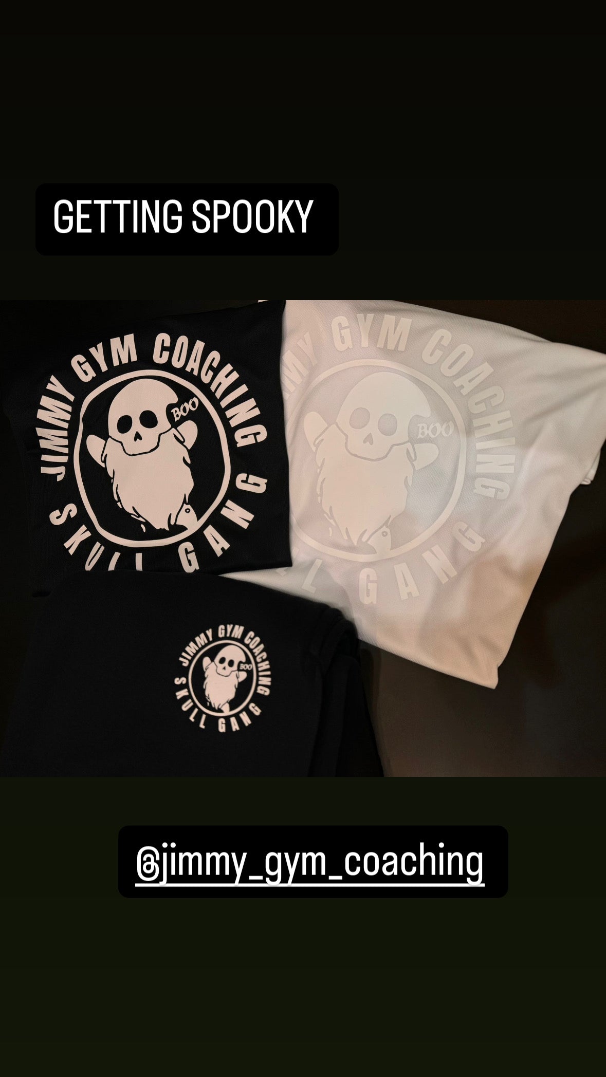 Halloween skull gang tech tee