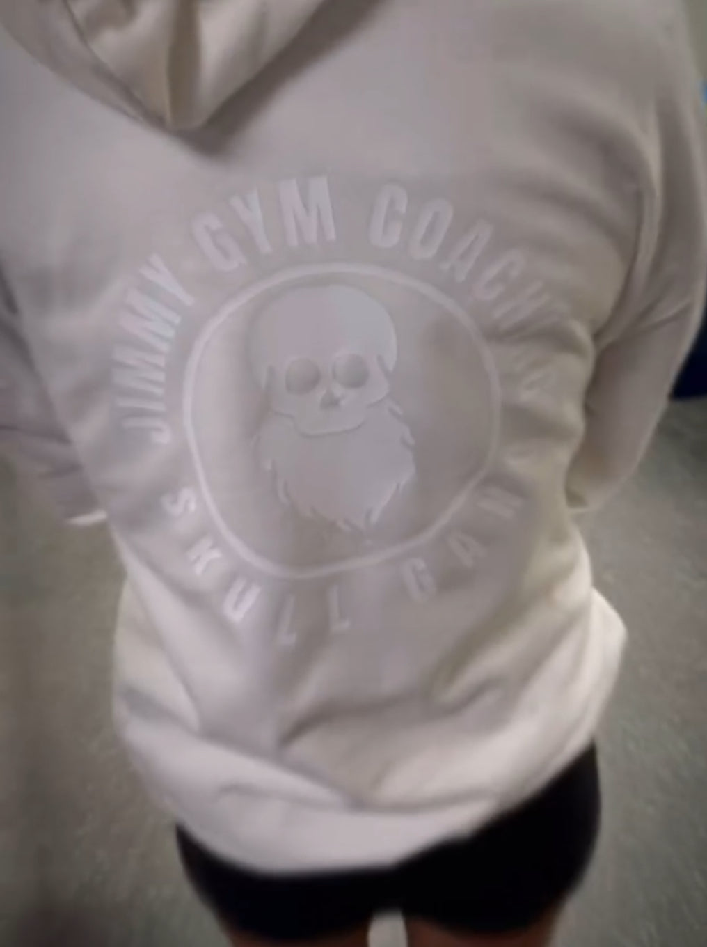 White on white Jimmy Hoodie (Ghost)
