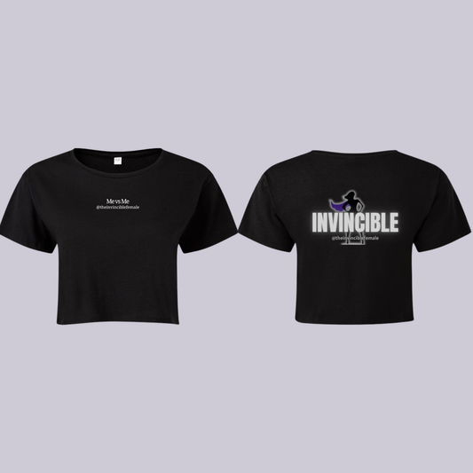 Invincible Cropped Tee -Me vs Me