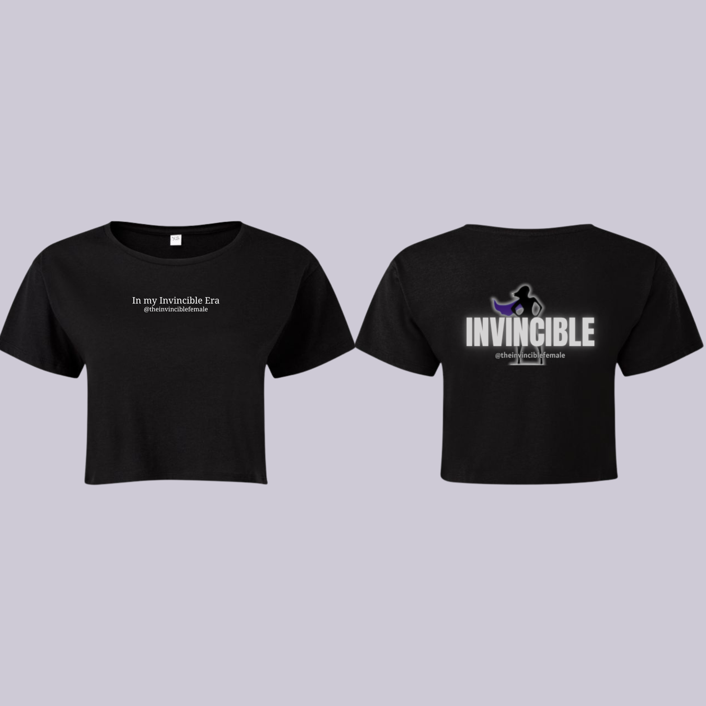 Invincible Cropped Tee -In my Invincible Era