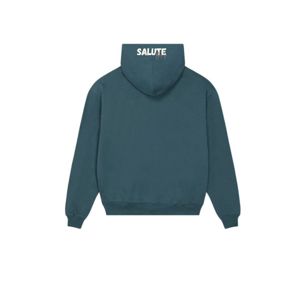 Unisex boxy heavyweight hoodie - Salute by Vi