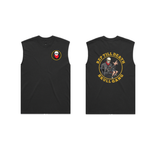 Rep till Death - Skull Gang Heavy cotton tank