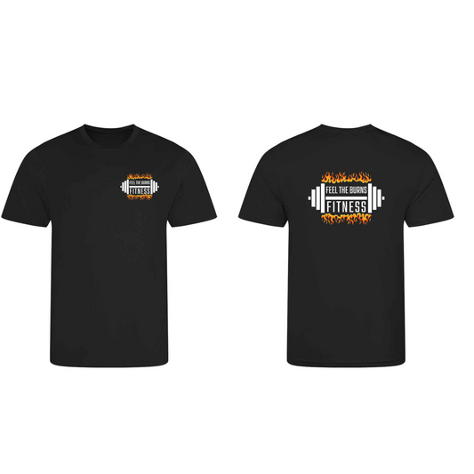Feel the Burns - Classic design - tech tee