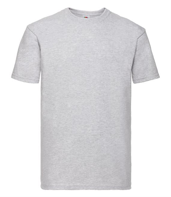 Premium cotton T-shirt with front logo and upper mid back logo