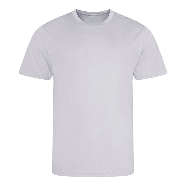 Sweat-wicking Cool Tech T-shirt with front logo and upper mid back logo