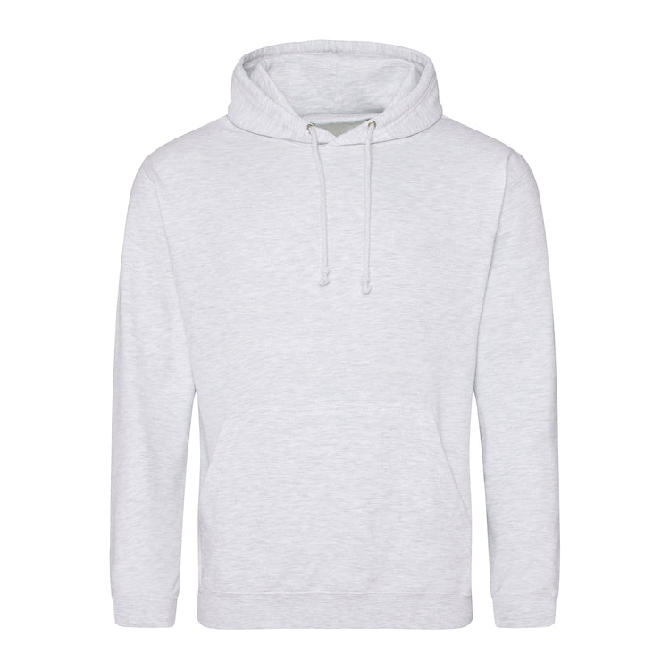 Hoodie with front logo and upper mid back logo