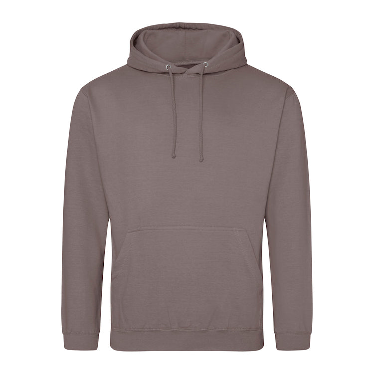 Hoodie with front logo and upper mid back logo