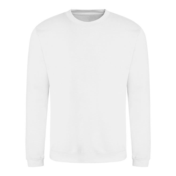 Sweatshirt with front logo and upper mid back logo