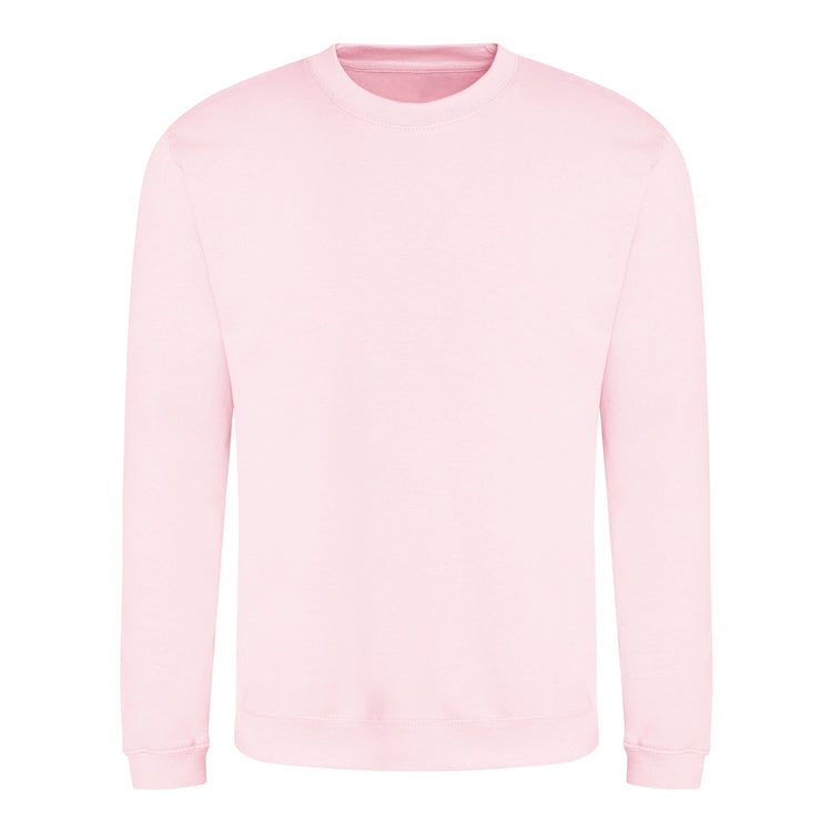 Sweatshirt with front logo and upper mid back logo