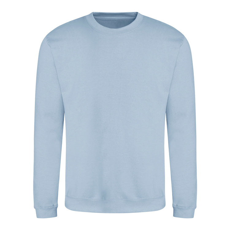 Sweatshirt with front logo and upper mid back logo